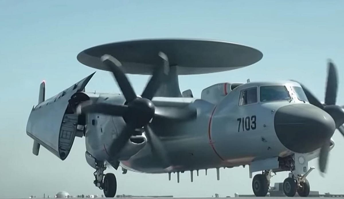 空警-600艦載機預計將進駐中國004型核動力航母。 圖：翻攝自維基百科