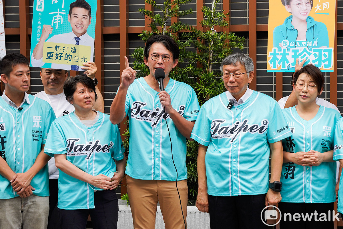 民眾黨主席黃國昌、創黨主席柯文哲。 圖：張良一 / 攝（資料照）