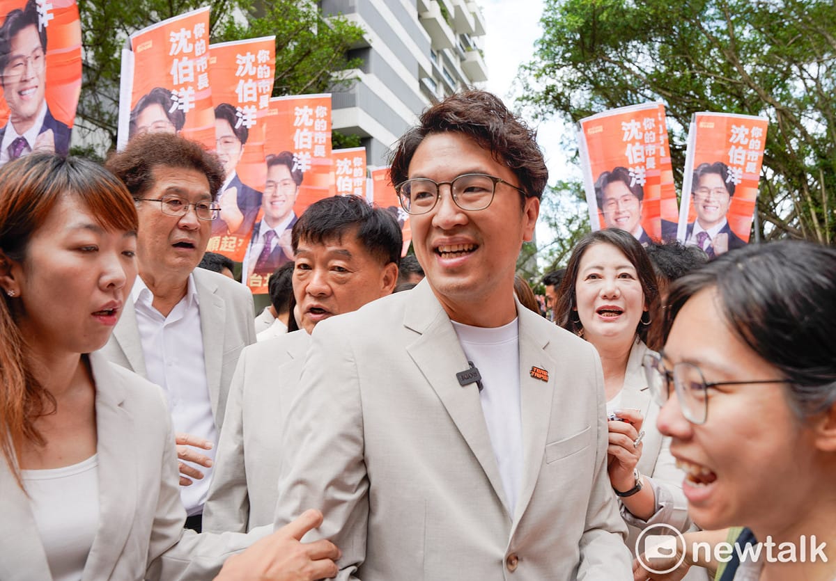 民進黨台北市長候選人沈伯洋。 圖：張良一/攝（資料照）