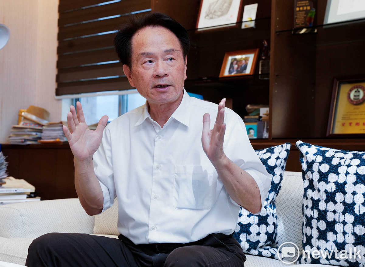國史館館長陳儀深接受新頭殼專訪，「中國對台威脅也包括爭奪歷史解釋權」。 圖：張良一/攝