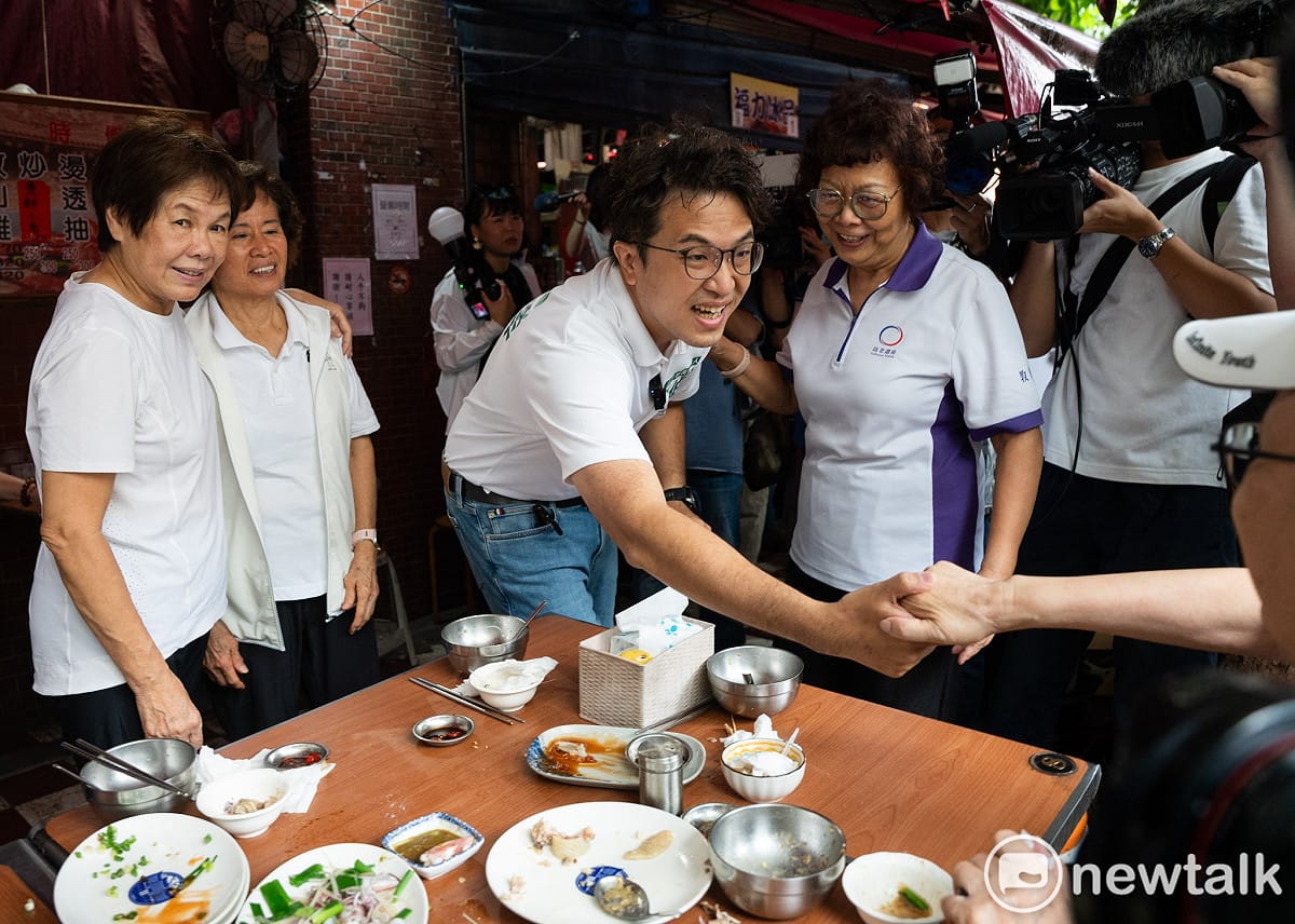 民進黨台北市長參選人沈伯洋。 圖：張良一/攝（資料照）