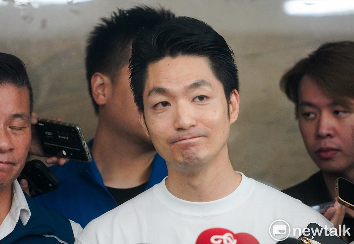 台北市長蔣萬安、王鴻薇質疑沈伯洋減害論述，紅絲帶基金會發聲強調清潔針具並非鼓勵吸毒。（圖為蔣萬安出席軍公教警消後援會成立大會。） 圖：張良一/攝