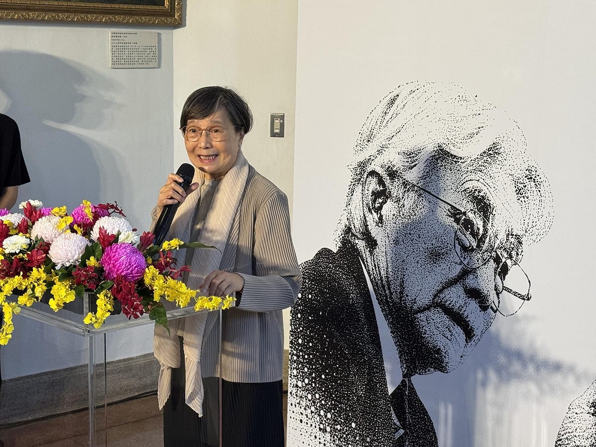 「辜寬敏百年冥誕紀念特展：反抗者—辜寬敏與他們的革命時代」15日下午在二二八國家紀念館舉行，圓山飯店董事長葉菊蘭 圖：林朝億/攝