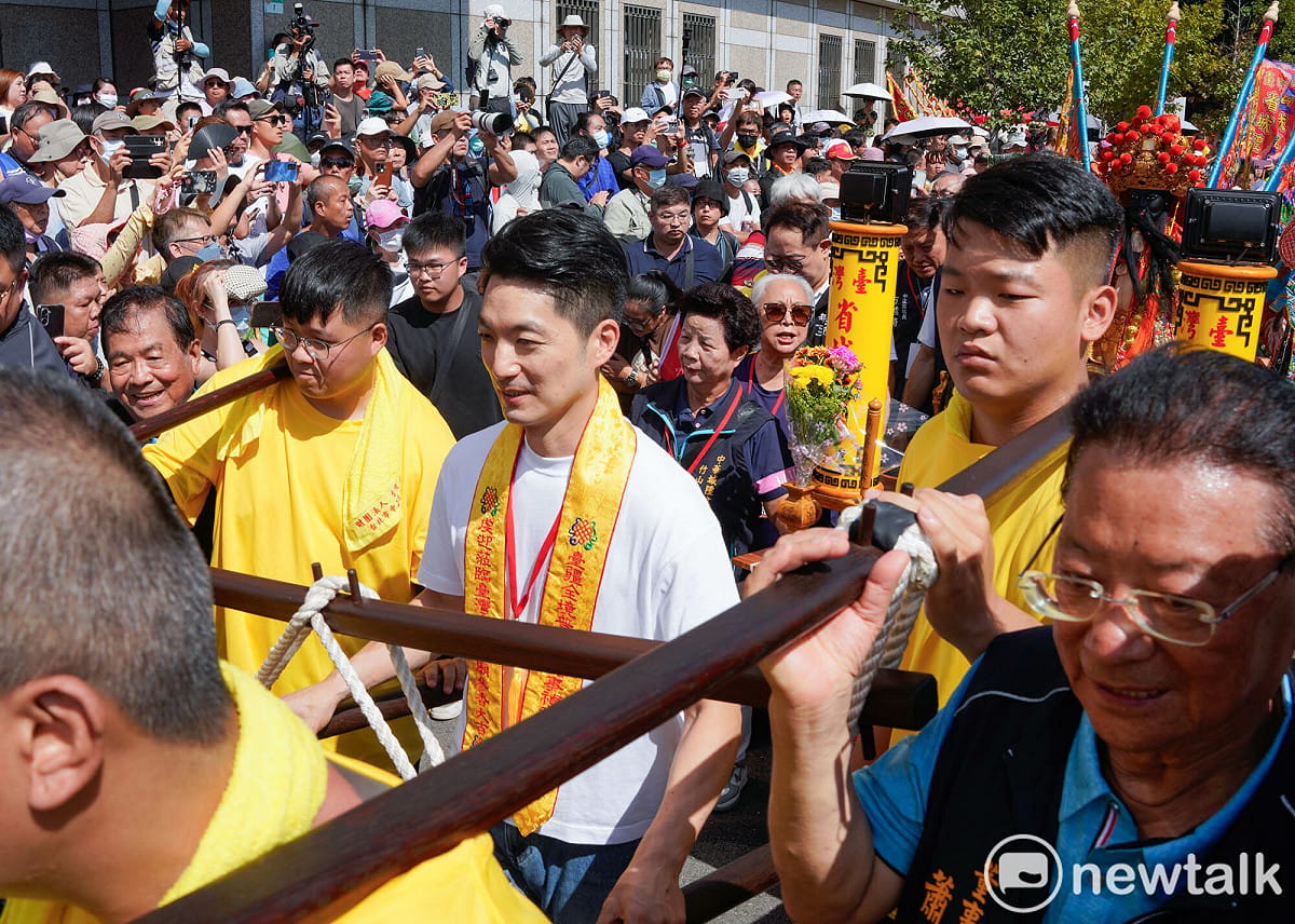 台北市長蔣萬安出席台灣省城隍廟『全國城隍大會師在台北』活動。 圖：張良一/攝