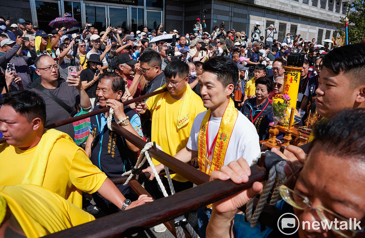 台北市長蔣萬安出席台灣省城隍廟『全國城隍大會師在台北』活動。 圖：張良一/攝
