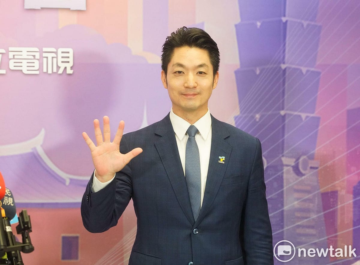 台北市長蔣萬安今出席台北市長候選人電視辯論會。 圖：張良一 / 攝