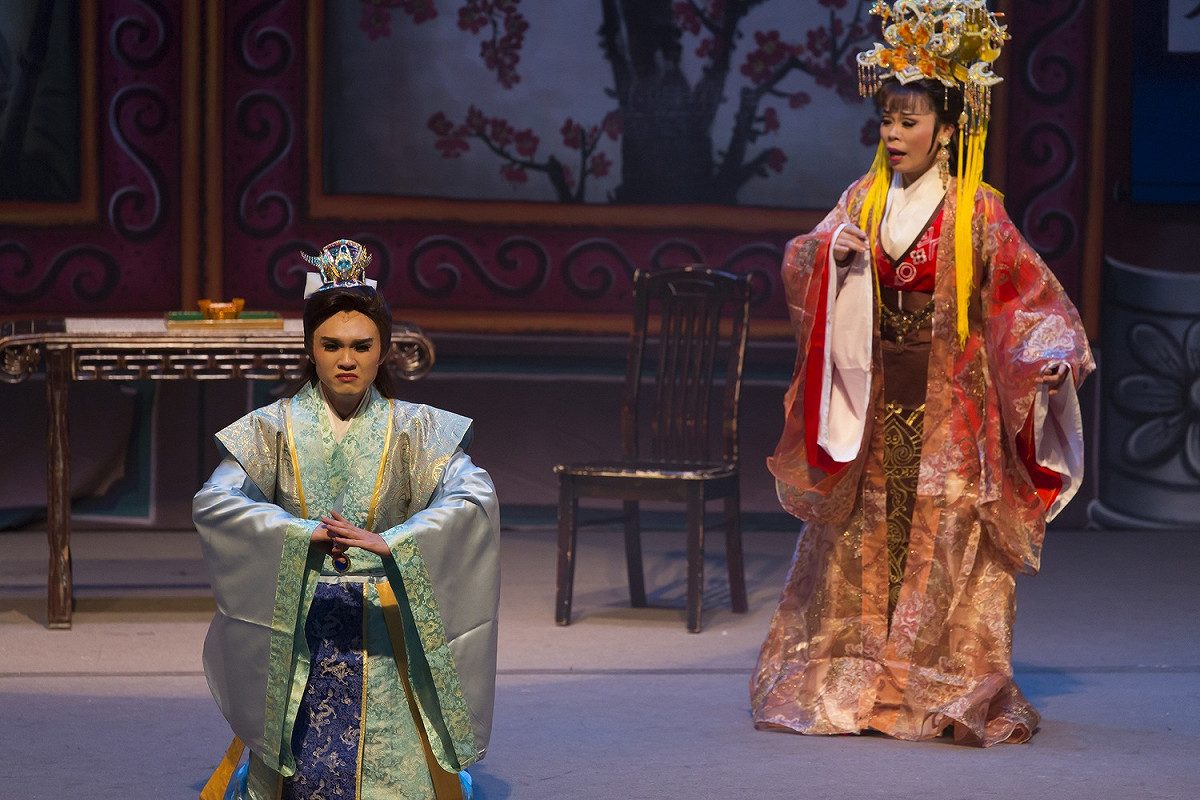 景勝戲劇團多次入選桃園市傑出演藝團隊，這次「漢文皇后」演出，是該團的年度成果展演。 圖：桃園市文化局/提供