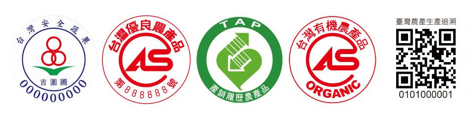 「四章一Q」到底是什麼？為了達到校園食材可溯源，行政院農委會將「吉園圃安全蔬果」、「CAS台灣優良農產品」、「產銷履歷農產品」、「台灣有機農產品」及「台灣農產品生產追溯QR Code」這五項認證簡稱為「四章一Q」。 圖：翻攝自「學校午餐四章一Q專區」網頁