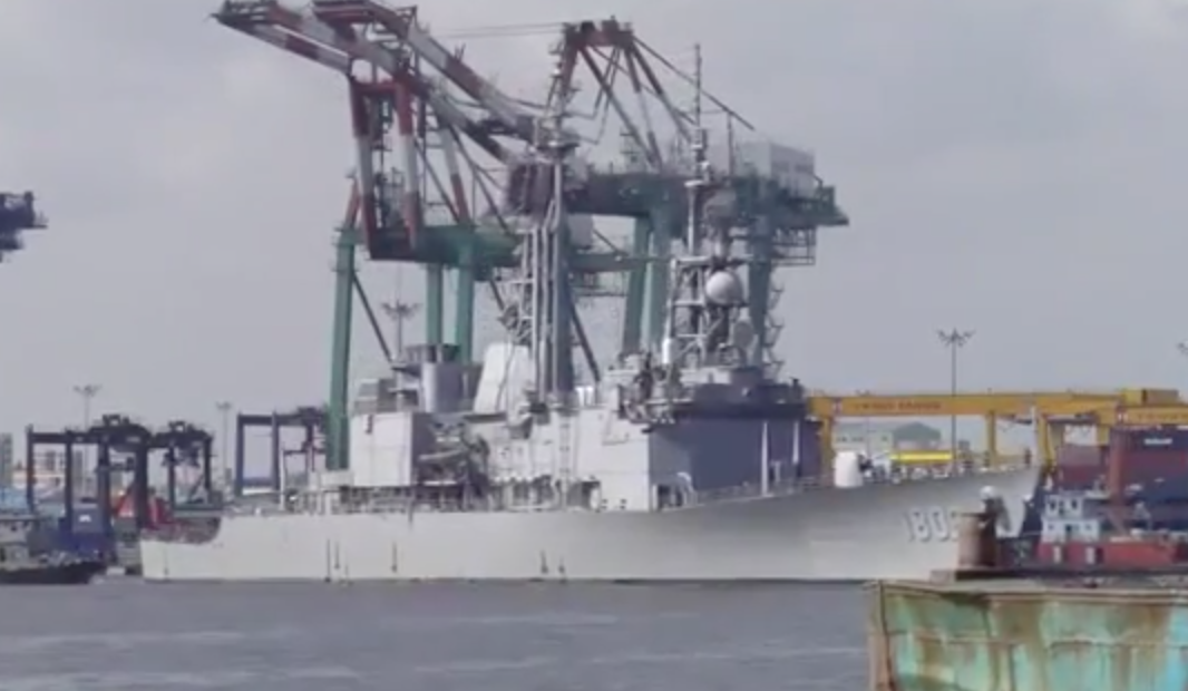 圖為左營軍艦。 圖：翻攝Youtube