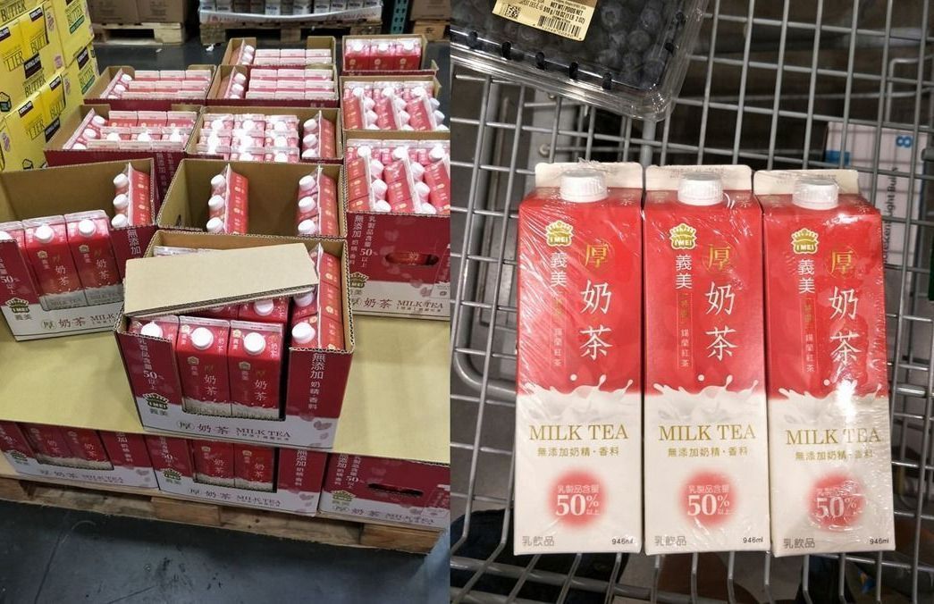 含乳量50%的厚奶茶熱銷，義美宣布明年加薪逾6%。 翻攝自：Costco好市多商品經驗老實說臉書社團