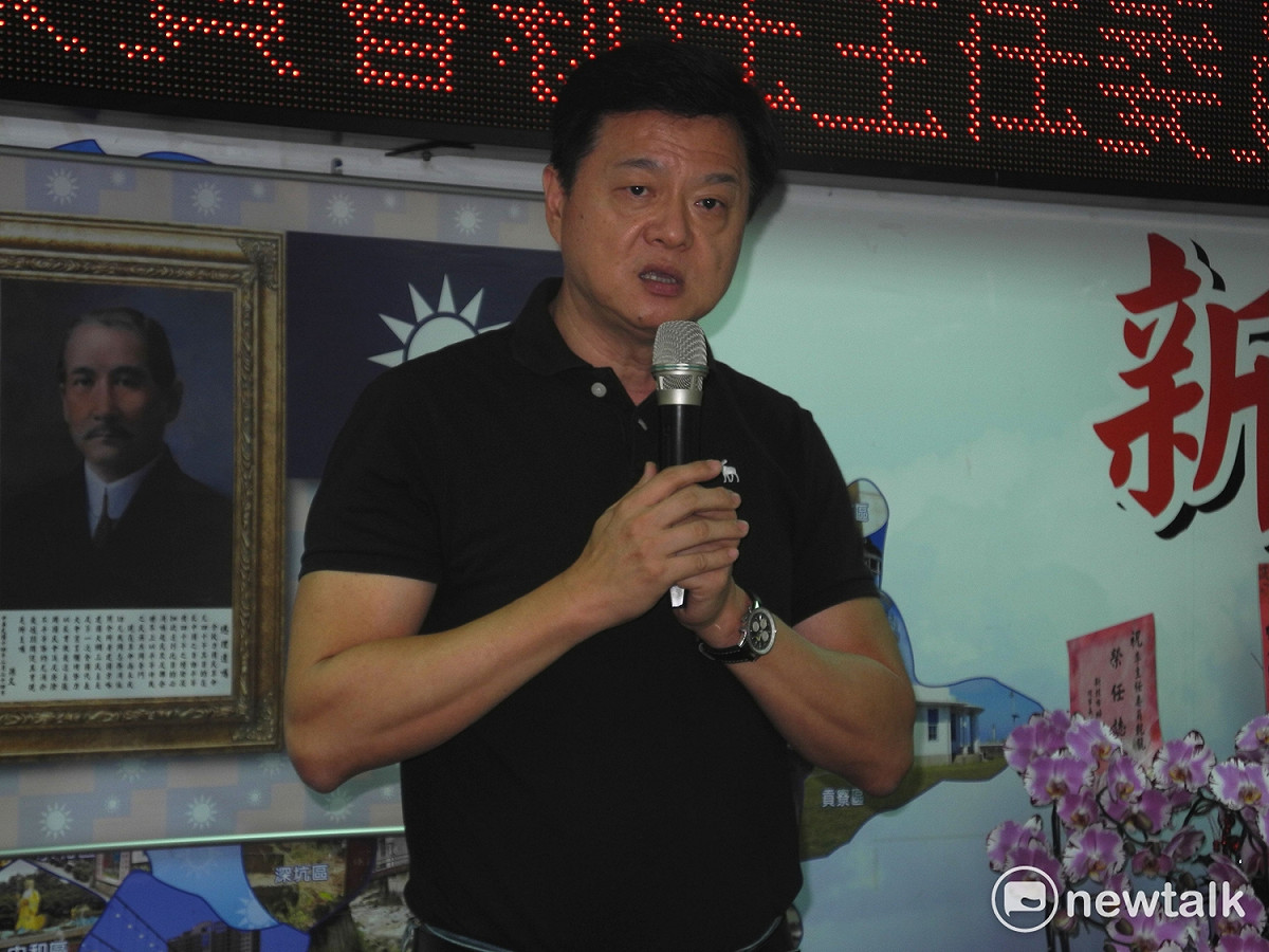 前台北縣長周錫瑋形同「默認」參選新北市長，成為藍營第1位表態者。 圖：王峻昌/攝