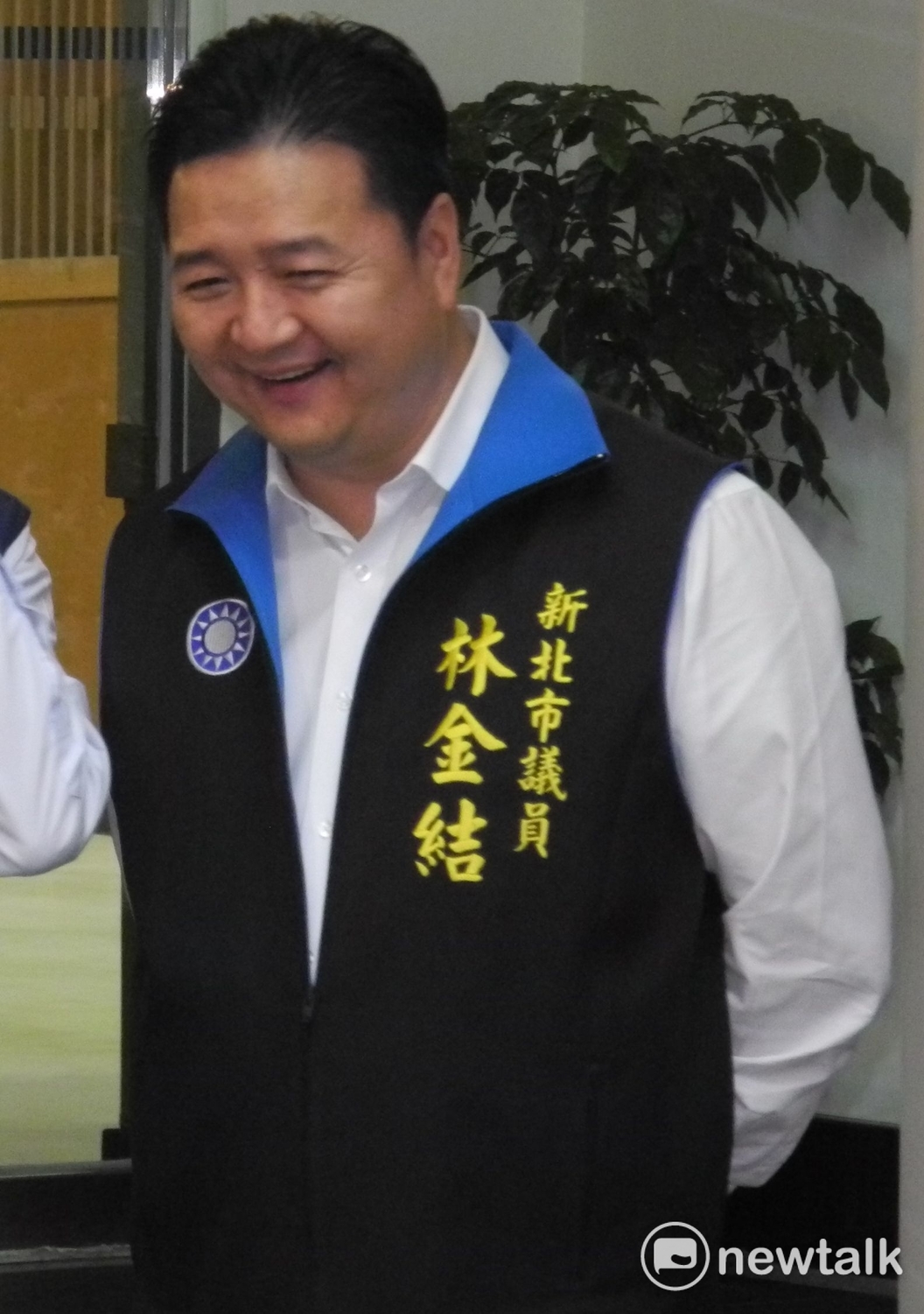 林金結是周錫瑋好友，低調挺周參選新北市長。 圖：王峻昌/攝