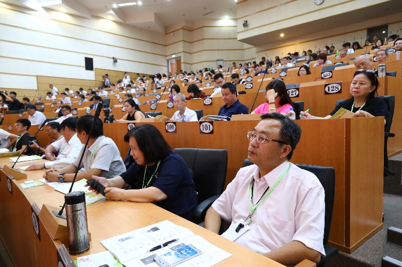 台中躍升為全台第二大城，為探討台中崛起對台灣發展的影響力與重要性，台中市政府與台灣智庫今(7)日合作舉辦「台中崛起與國家均衡發展」研討會，並為呼應行政院長賴清德提出中部可作為行政中心的遷都概念。 圖:台中市政府提供