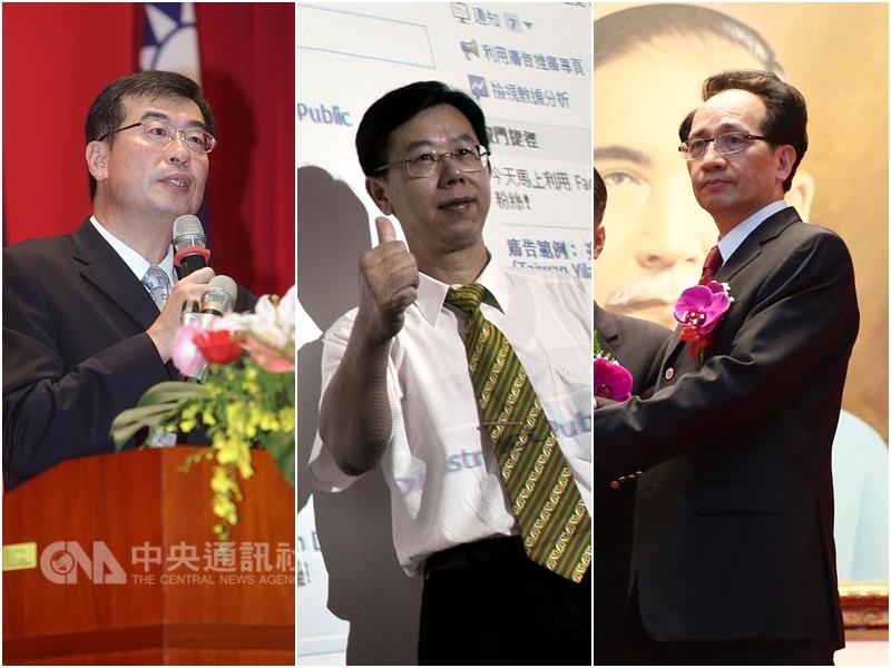 法務部長邱太三近日核定最新一波人事異動案，廉政署長賴哲雄（左起）將出任法制司長，法制司長呂文忠將接任行政執行署長，行政執行署長朱家崎將接掌廉政署。 圖：中央社