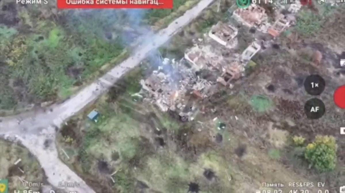 蘇梅市，烏軍已進入奧列克西伊夫卡（Oleksiivka）村，迫使近期企圖增援該區的俄軍後撤。 圖：翻攝自 X