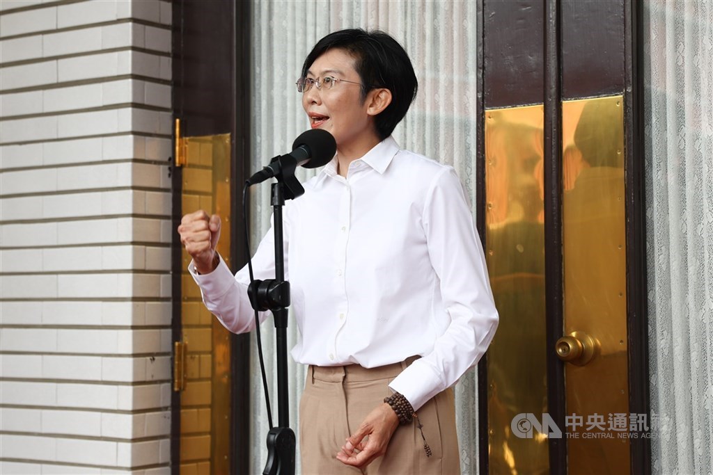 民進黨高雄市立委林岱樺（圖）涉嫌詐領助理費遭起訴。（中央社檔案照片）