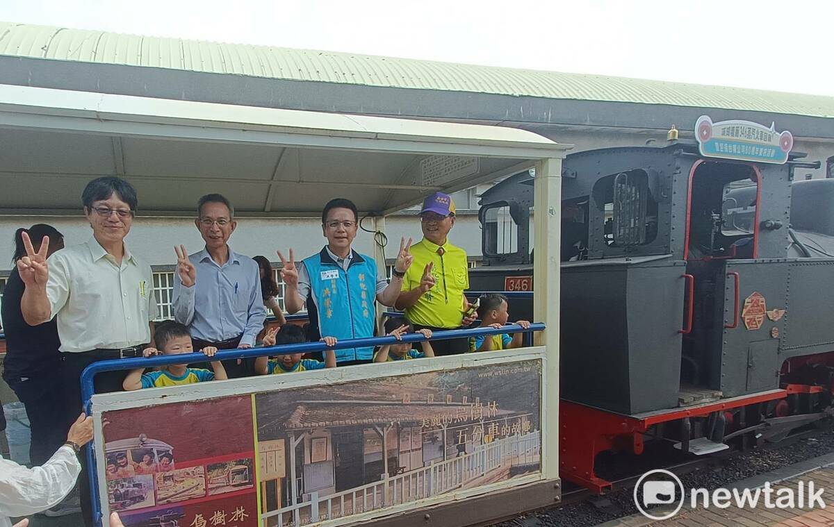 「346蒸氣五分車」將於10月24日上午9時復駛首航，台糖特別開放60組「346重啟糖鐵深度雙人體驗」名額 圖：唐復年/攝