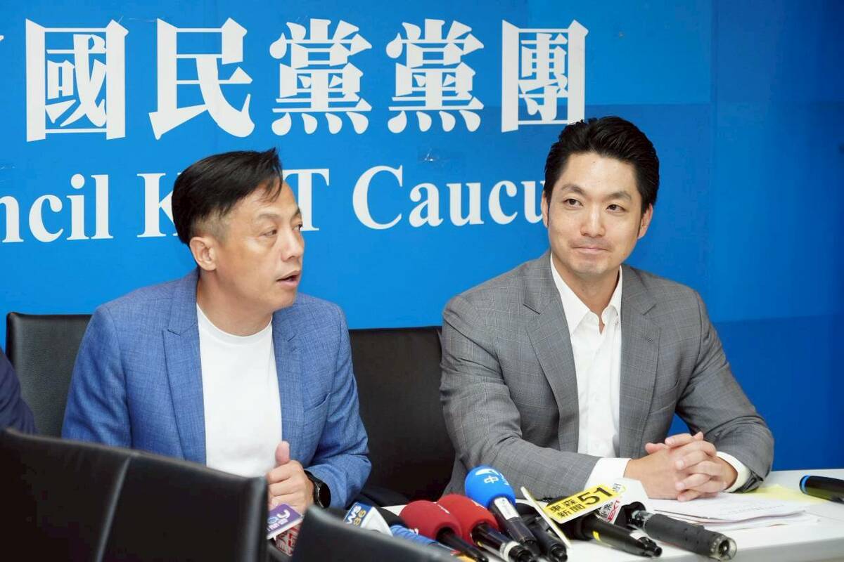 台北市長蔣萬安今赴國民黨台北市議會黨團報告重大法議案。 圖：台北市政府 / 提供