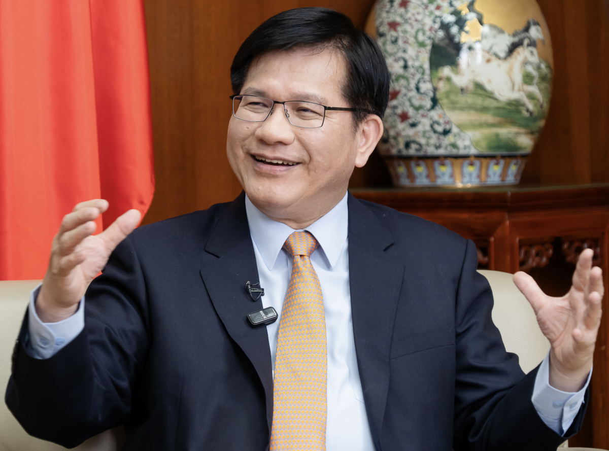 林佳龍說，台灣希望在菲律賓宿霧設立辦事處。 圖：外交部提供