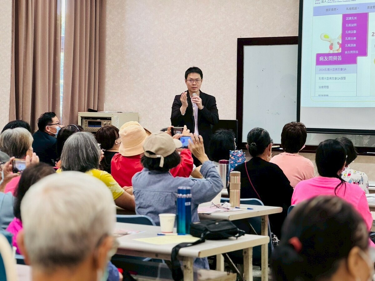 台中榮總乳房腫瘤外科主任洪志強。 圖：癌症希望基金會/提供