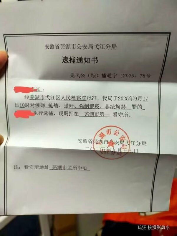 該名當事人表示，雖然蕪湖警方已針對此事進行立案，但立案書中僅提及搶劫一項輕罪，其他犯罪行為均未被提及，質疑警方想以「大事化小」的方式保護自身仕途。 圖：翻攝自 @wengenguyi4 X 帳號