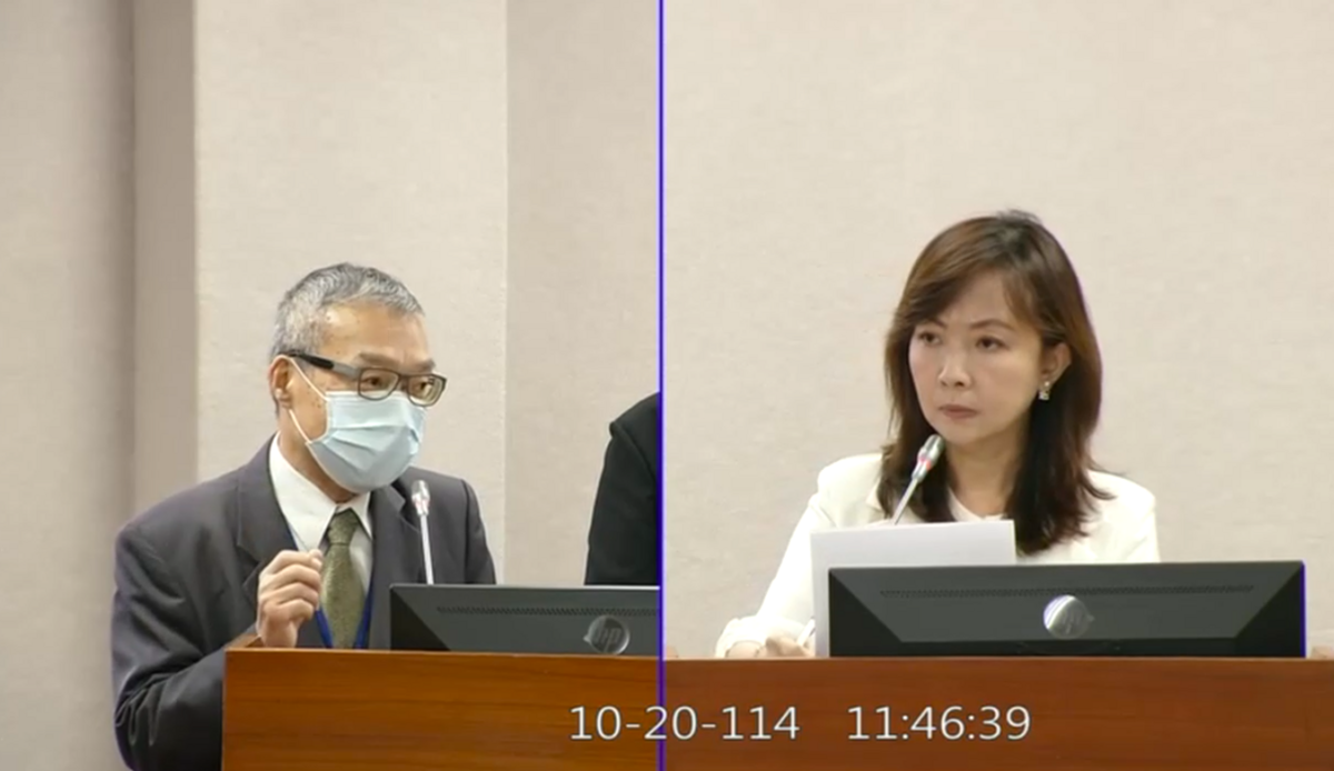 民進黨立委郭昱晴今日問到年改若改回去，銓敘部證實退撫基金恐129年提前破產。 圖：翻攝自國會頻道
