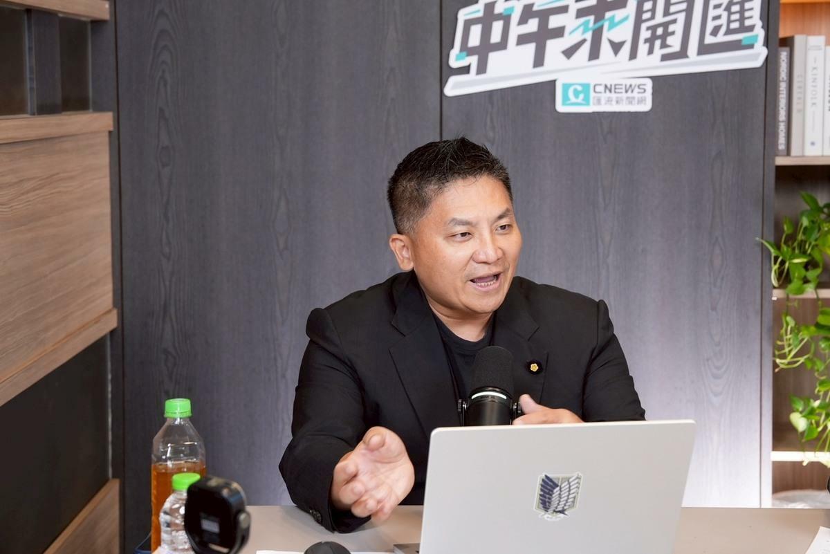 國民黨立委吳宗憲接受《中午來開匯》節目主持人黃光芹專訪。 圖：《CNEWS匯流新聞網》/提供