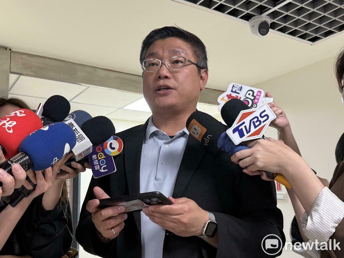 民進黨台北市議員陳賢蔚。 圖：周煊惠 / 攝