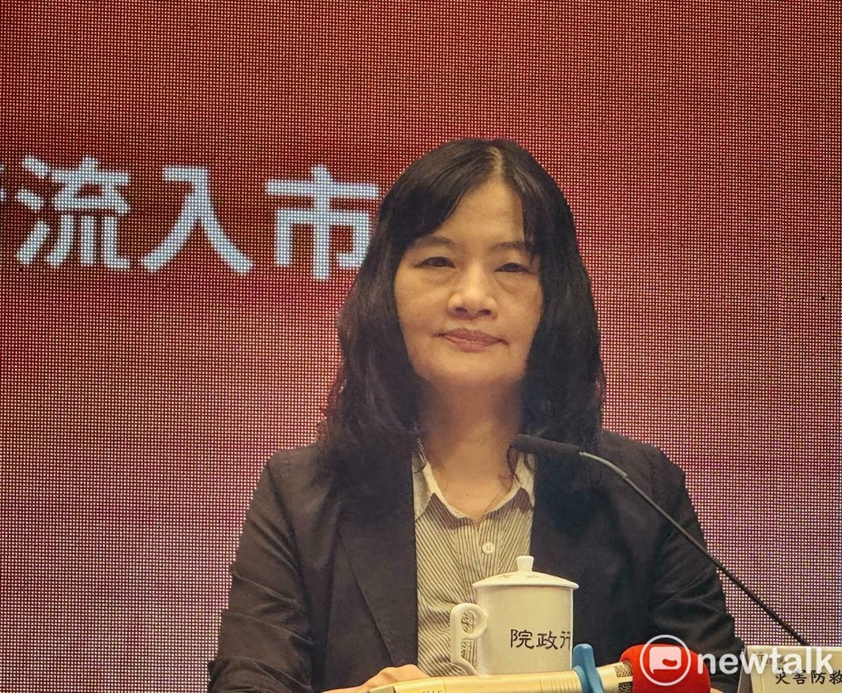 行政院災害防救辦公室王怡文主任。 圖：謝莉慧/攝