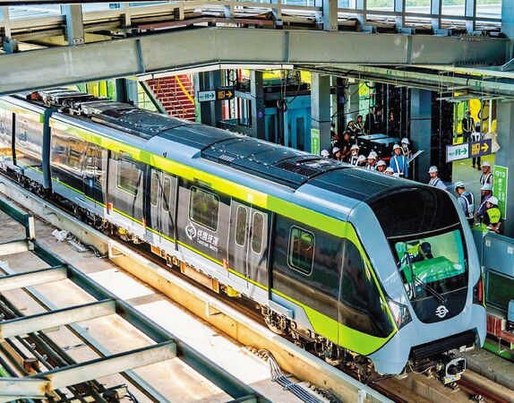 興建中的桃園捷運綠線部分車站驚傳弊案。(示意圖) 圖：翻攝桃園事臉書