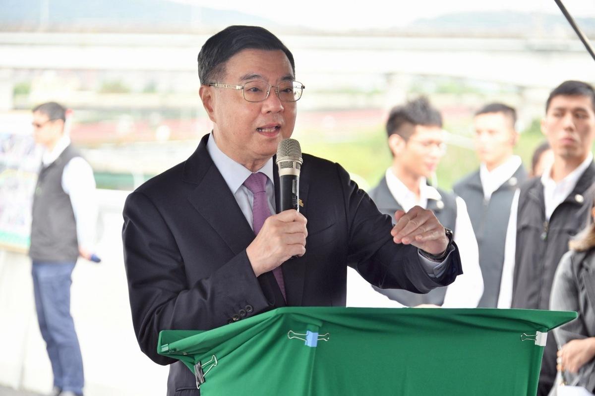行政院長卓榮泰今（27）天上午視察國道1號五股匝道改善工程。 圖：行政院提供