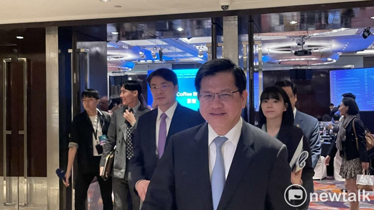 林佳龍說，台美關係非常穩定。 圖：高逸帆／攝
