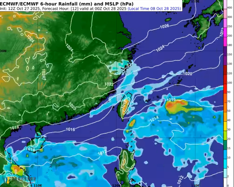 東北季風配合南方水氣北上，北部東北部今日又有大雨或豪雨發生機會。 圖：吳聖宇臉書粉專