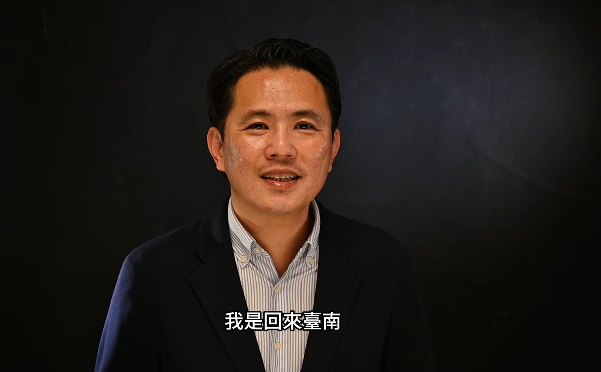 國民黨前立委陳以信宣布角逐國民黨台南市長選舉提名後，發布首支競選影片。 圖：擷取自陳以信Youtube頻道