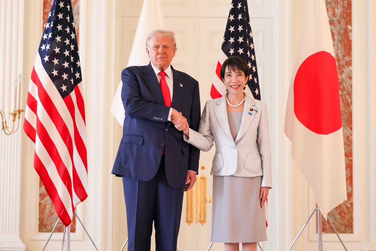 日本首相高市早苗25日與美國總統川普進行上任後首次電話會談，雙方就美中關係及區域安全交換意見。這通對話正值高市因台灣相關言論引發中日外交緊張之際，更備受關注。 圖 : 翻攝自日本首相官邸官網