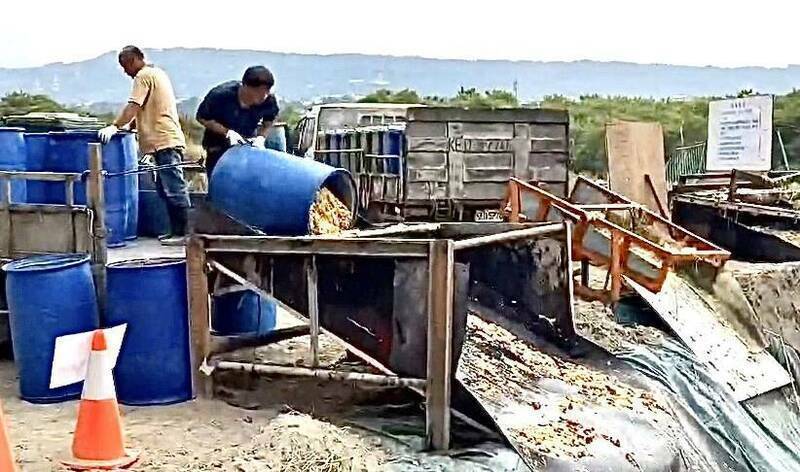 台中市環保局指出，預計30日起將停止使用9處掩埋場去化廚餘。 圖：台中市議員江和樹提供