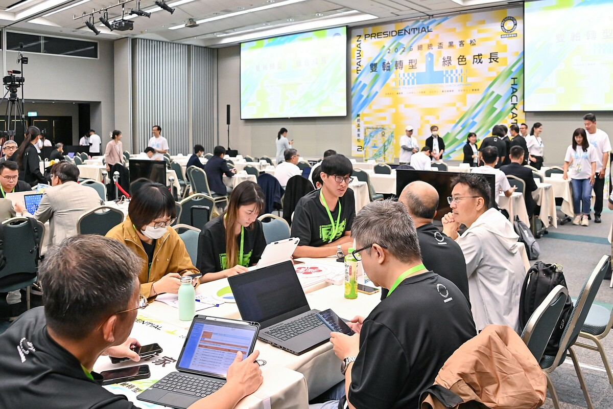 「2025總統盃黑客松」工作坊今（29）日舉行。 圖：行政院提供