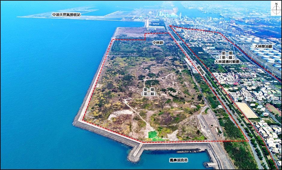 新材料循環產業園區現況示意圖。 圖：高雄市都發局/提供