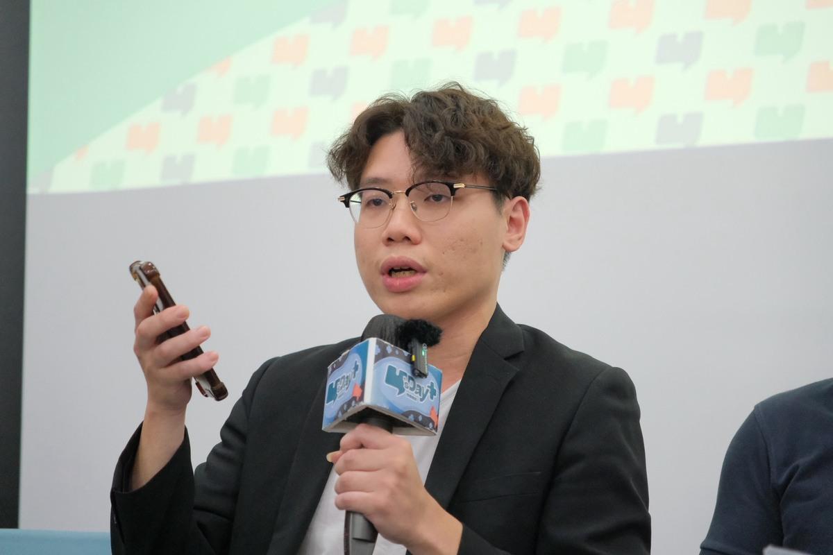 淡江大學戰略所學生蔡明穎。 圖：Y’s Day「週三青年日」