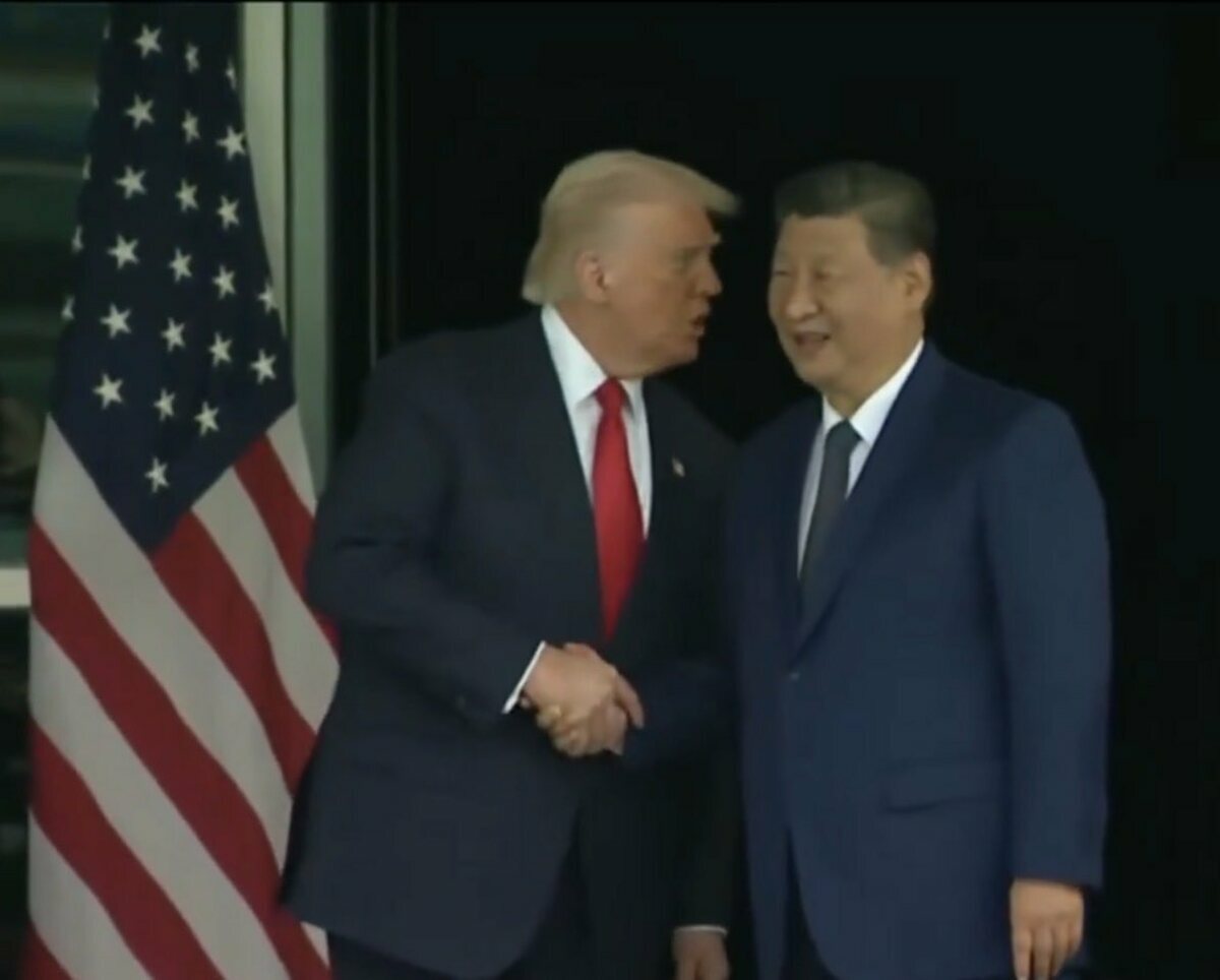 總統府說，樂見美中領袖有這樣的交流及溝通。 圖:翻攝自X帳號@SydneyDaddy1