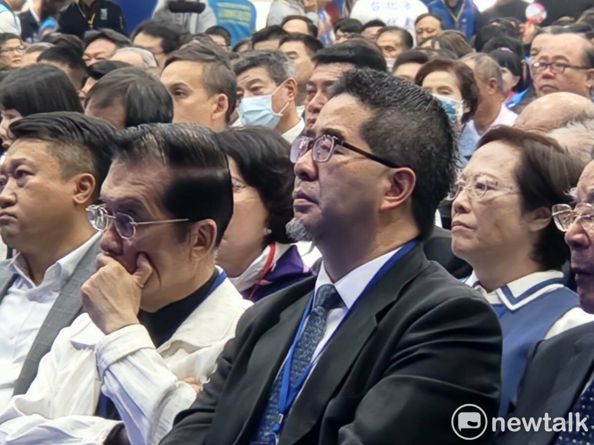 國民黨副主席蕭旭岑（圖左三）。 圖：黃建豪/攝