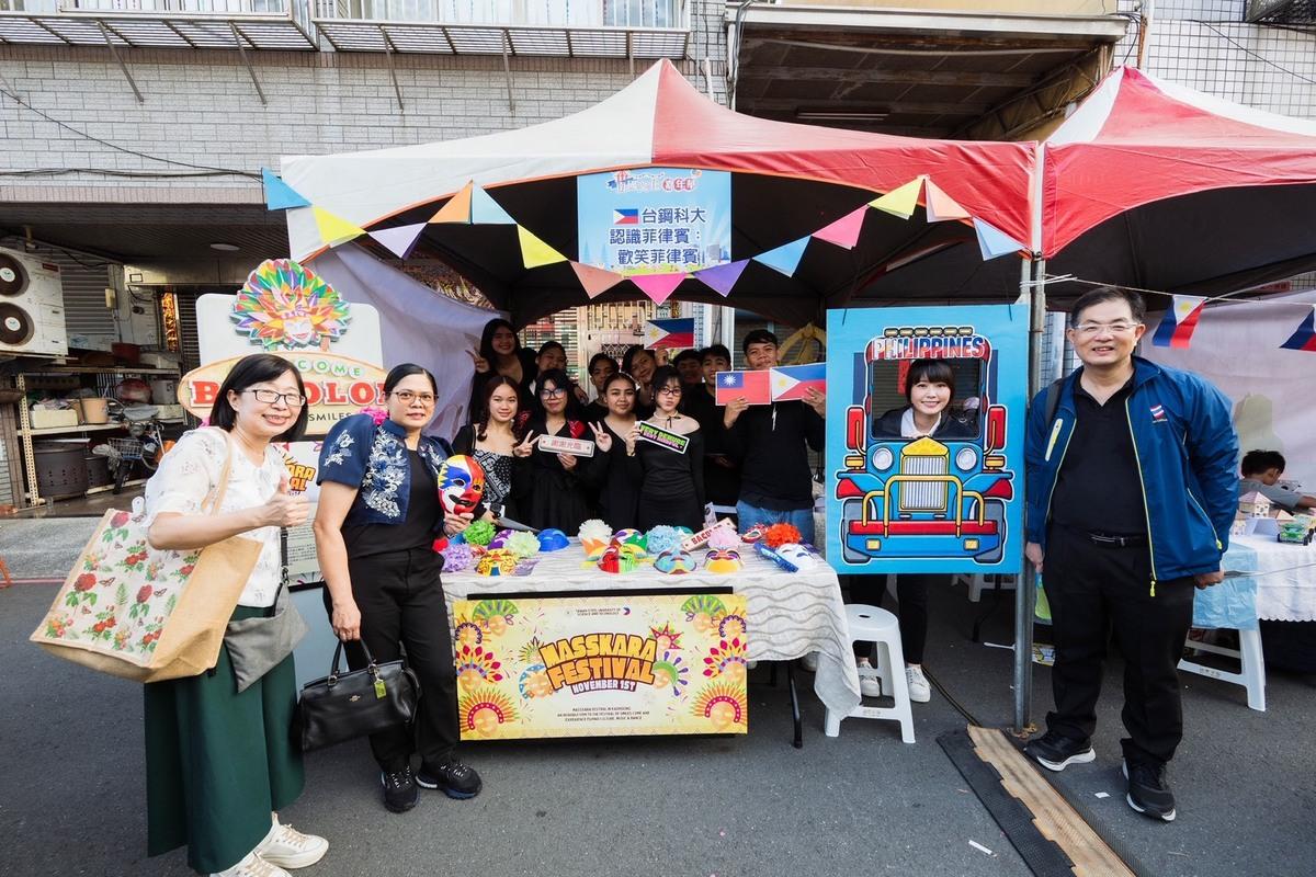 台鋼科大熱情參與南國文化嘉年華活動。 圖：高雄市行國處/提供