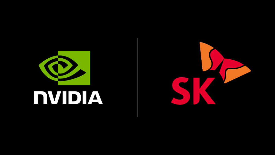 NVIDIA近日宣布正與SK集團合作建設人工智慧（AI）工廠，以推動半導體研發與生產，同時打造雲端基礎設施以支援數位孿生與AI代理開發。 圖: 輝達/提供