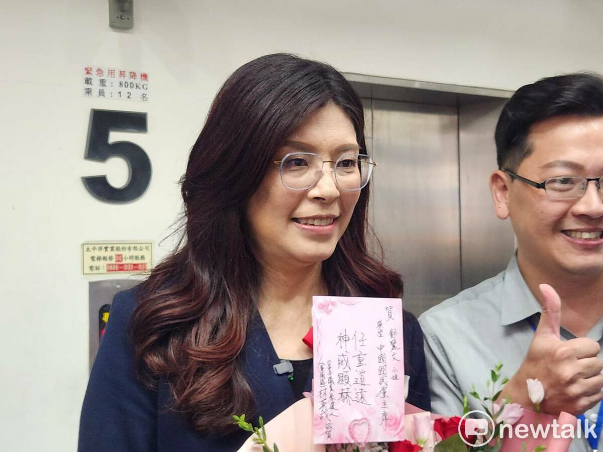 國民黨主席鄭麗文上任第一個工作天，先在國民黨中央主持中央評議委員會議。 圖：黃建豪/攝（資料照）