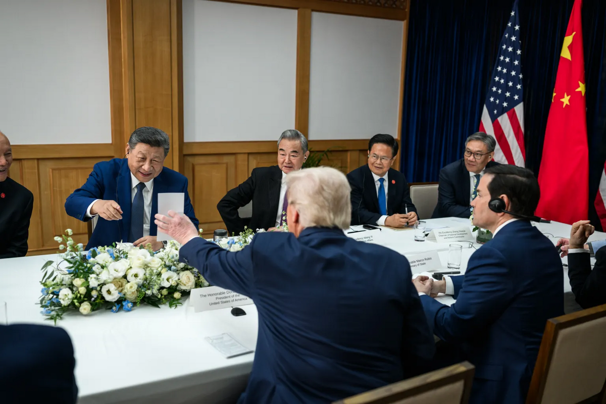 白宮近日釋出川習會期間所拍攝的相關照片。 圖：取自 白宮 官方網站
