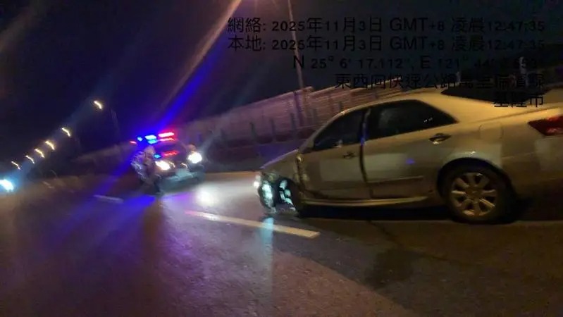 李姓男子酒駕並且於62快速道路逆向狂飆。 圖：翻攝畫面