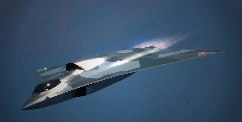 近日中國網路上流傳多張疑似「殲-36」第二號原型機試飛照片。 圖：翻攝自 騰訊新聞@張斌說