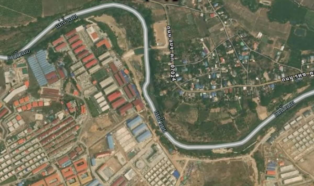 緬甸KK園區自2021年起，開始出現高低錯落的樓房。 圖：擷取自 海客新聞
