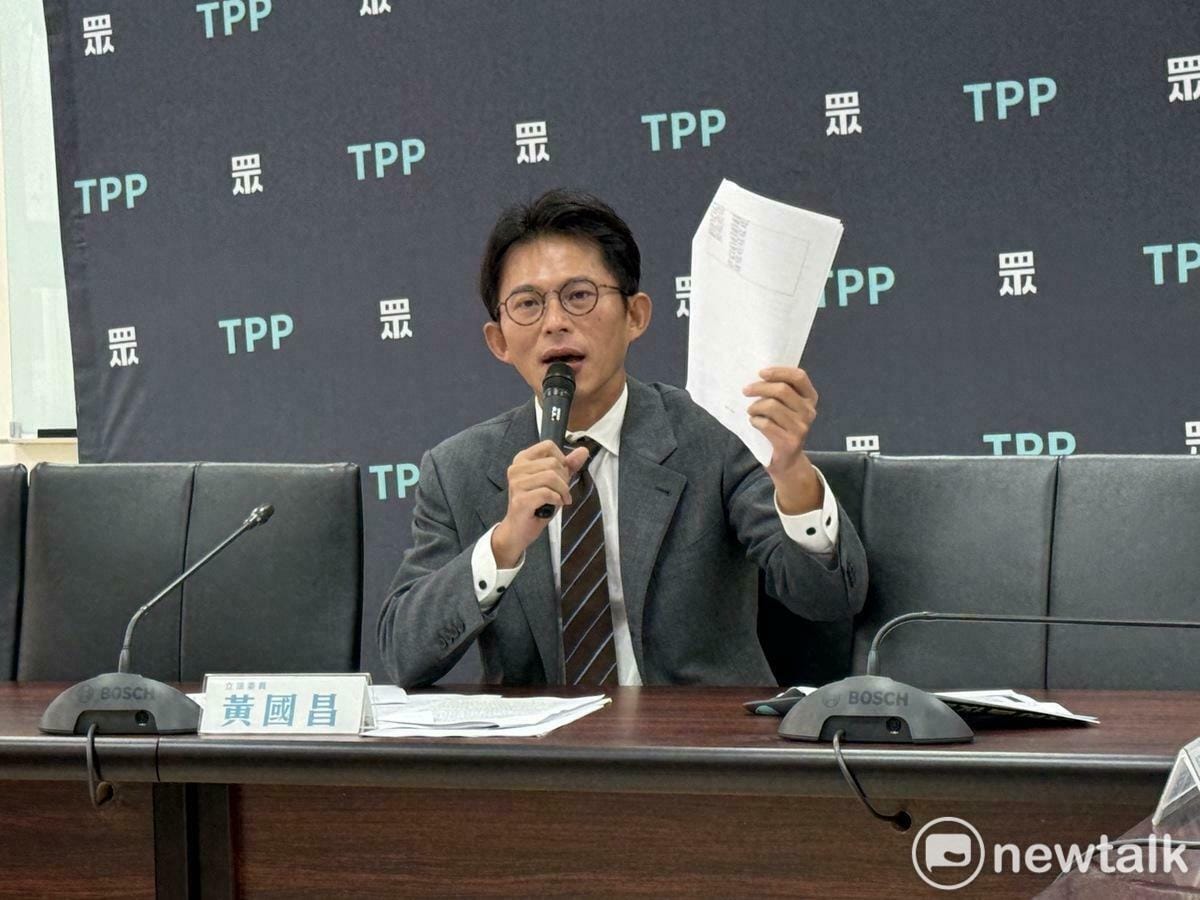 民眾黨立委黃國昌。 圖：周煊惠／攝