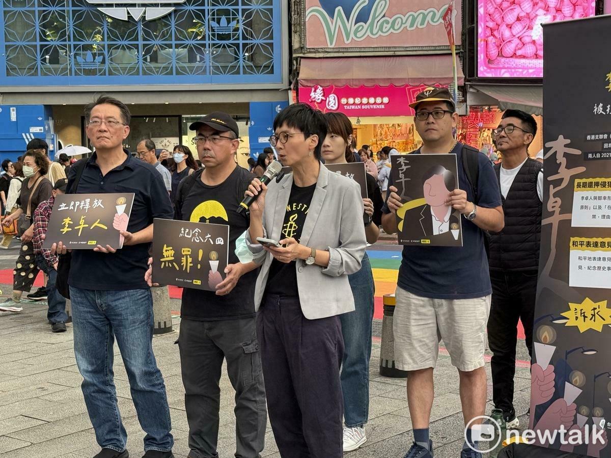 國際特赦組織台灣分會秘書長邱伊翎。 圖：周煊惠 / 攝